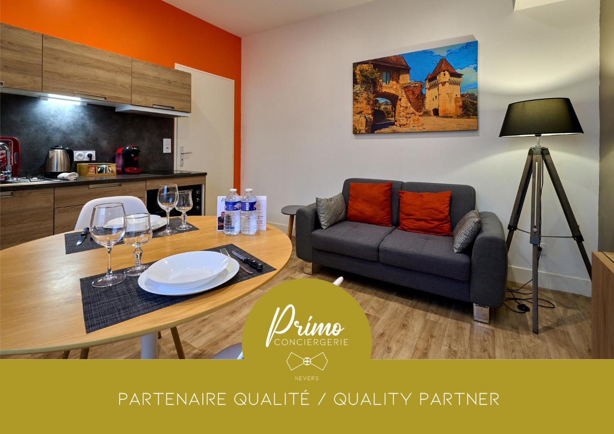 Le Faidherbe Style Appart' Hotel - Wifi Gratuit - Parking Gratuit Calme Et Lumineux เนอแวร์ ภายนอก รูปภาพ